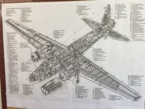 Vliegtuigberging IJsselmeer Lemmer bemaling Vickers Wellingon bommenwerper