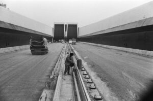 Bemaling bouwdok Botlektunnel westelijke ingang Mos Grondwatertechniek – tijdelijke bronbemaling, spanningsbemaling Rotterdam
