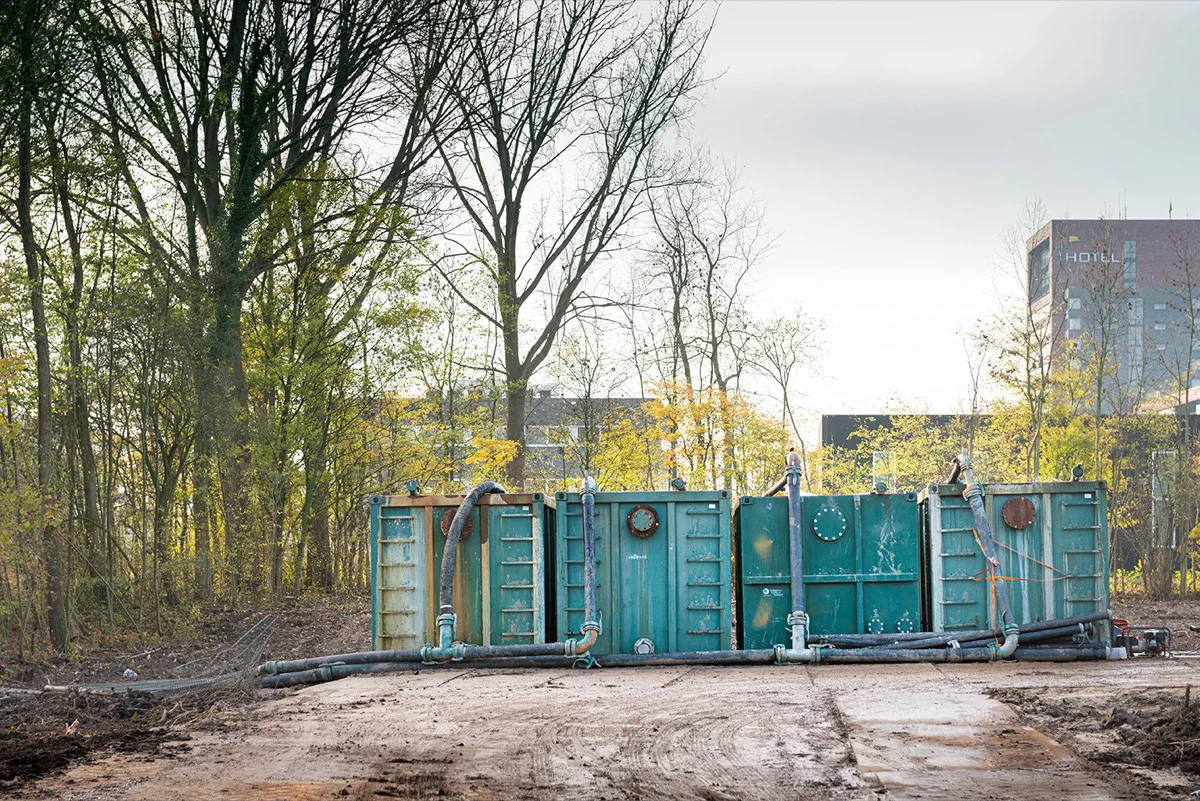 Opslaan van hemelwater in de ondergrond